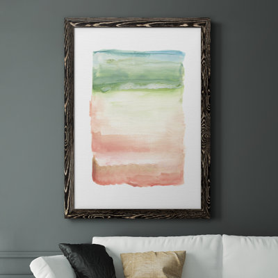 Skye I - Peinture sur toile encadrée