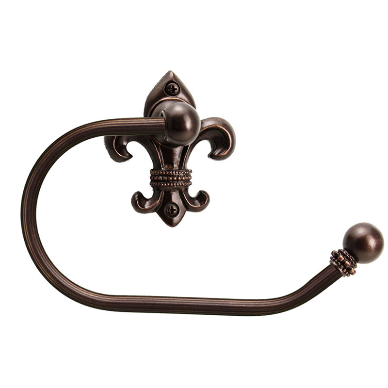 Charleston balançoire anneau de roseaux à gauche, Bronze frotté à l'huile