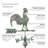 H Metal Animals Weathervane-29251984-105789265