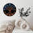 Unique Tree of Life Wall Clock  Neon Numbers Home Decor