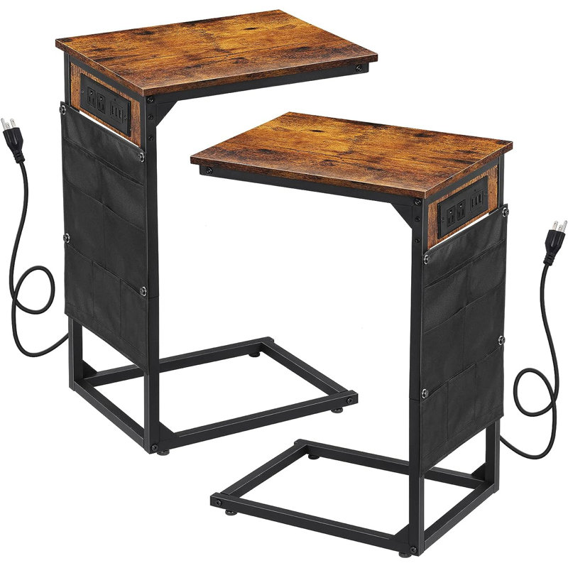Ensemble de tables de bout avec rangement Riey