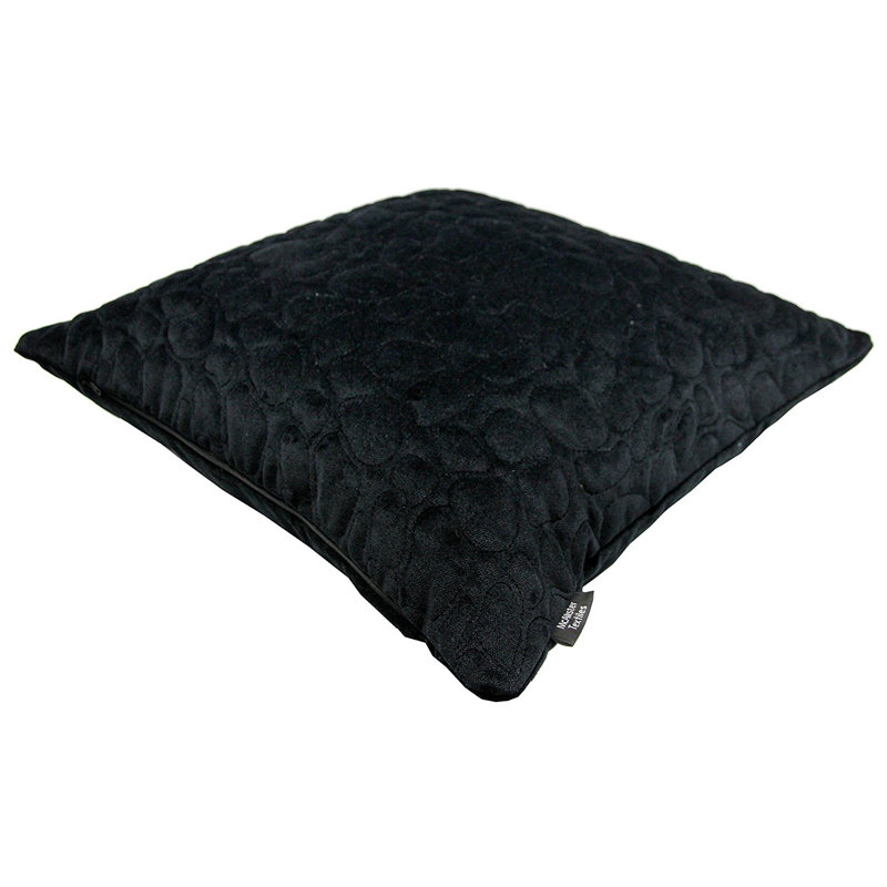 Mccart Square Cushion Cover, 49 x 49cm, Black