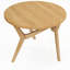 Table basse ronde 2-en-1 avec hauteur réglable