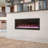 Dimplex Black Surface Wall Mounted Recessed Wall Mounted Electric Fireplace with BTU 5000-86816931