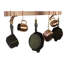 Rolled End Bar Handcrafted Wall Bracket Pot Rack
