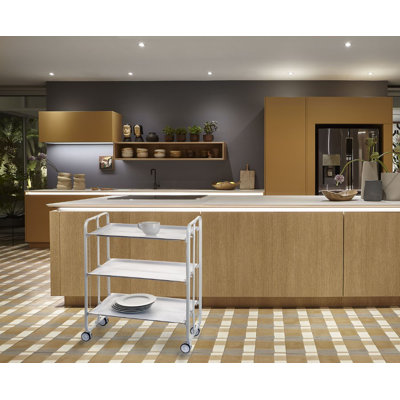 Siyeh Metal Bar Cart
