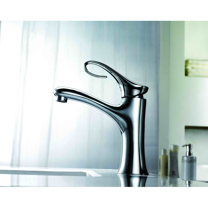 Single-handle Bathroom Faucet with Drain Assembly, Chrome