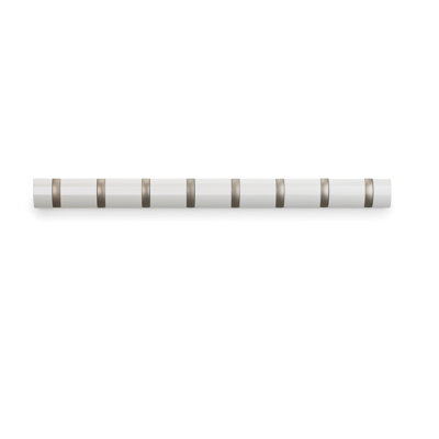 Ainikki Solid Wood Wall 8 - Hook Wall Mounted Coat Rack