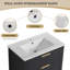 Ensemble de meuble-lavabo simple 30,03 po avec dessus en céramique Mulhouse