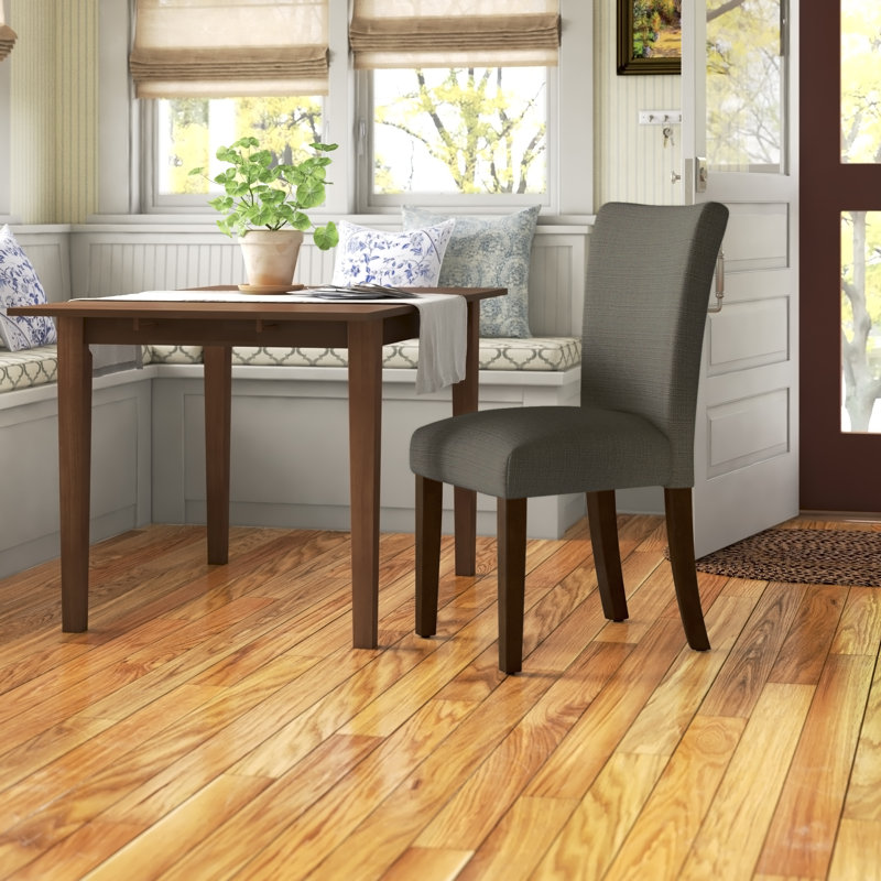 Carista Upholstered Parsons Dining Chair, Everly Truffle