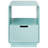 22.8" Tall Contemporary Side Table End Table with Storage Drawer, Mint Blue-767949797