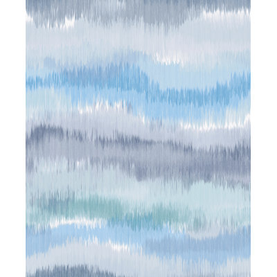 Luxe Haven Ikat Waves Peel and Stick Wallpaper