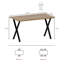 Akaalbir Metal Base Dining Table-360999460