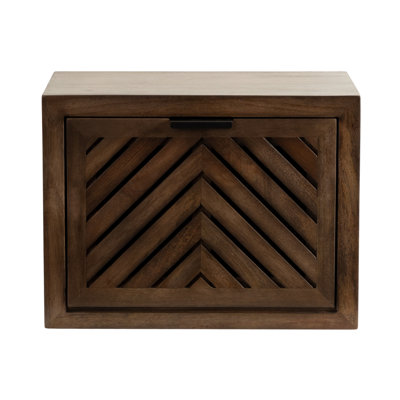 Wood Floating Side Table