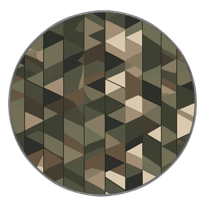 Ops Grid Rug, Round 4'