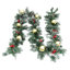 270cm Lighted Faux Garland with Lights-1289633851