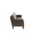 Sofa Set - 2pc Set In Black Faux Leather