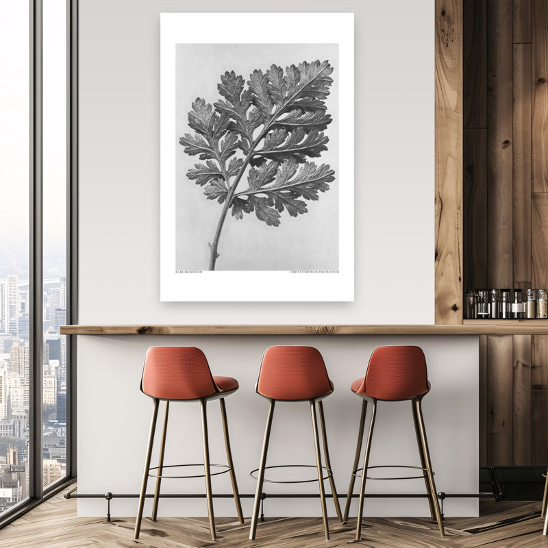 «Chrysanthemum Parthenium Abstract Retro Vintage Flower Landscape», reproduction d'art mural, 60" H x 40" W
