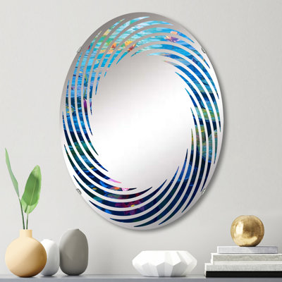 Miroir mural oval