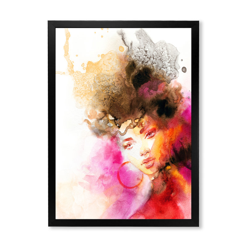 - Œuvre d'art sur toile glamour, H 20 po x l 12 po x P 1 po, Toile avec cadre noir