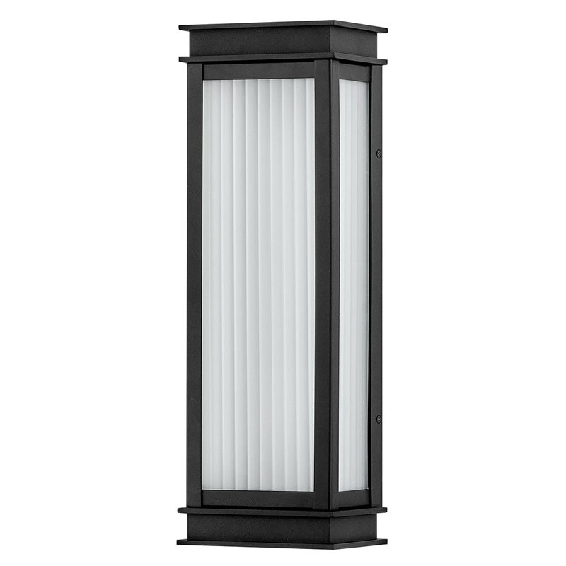 Hinkley Rockwell Medium Wall Mount Lantern, 18" H x 6" W x 4.25" D, 16 W
