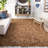 Assar Handmade Shag Light Gold Area Rug-28923599