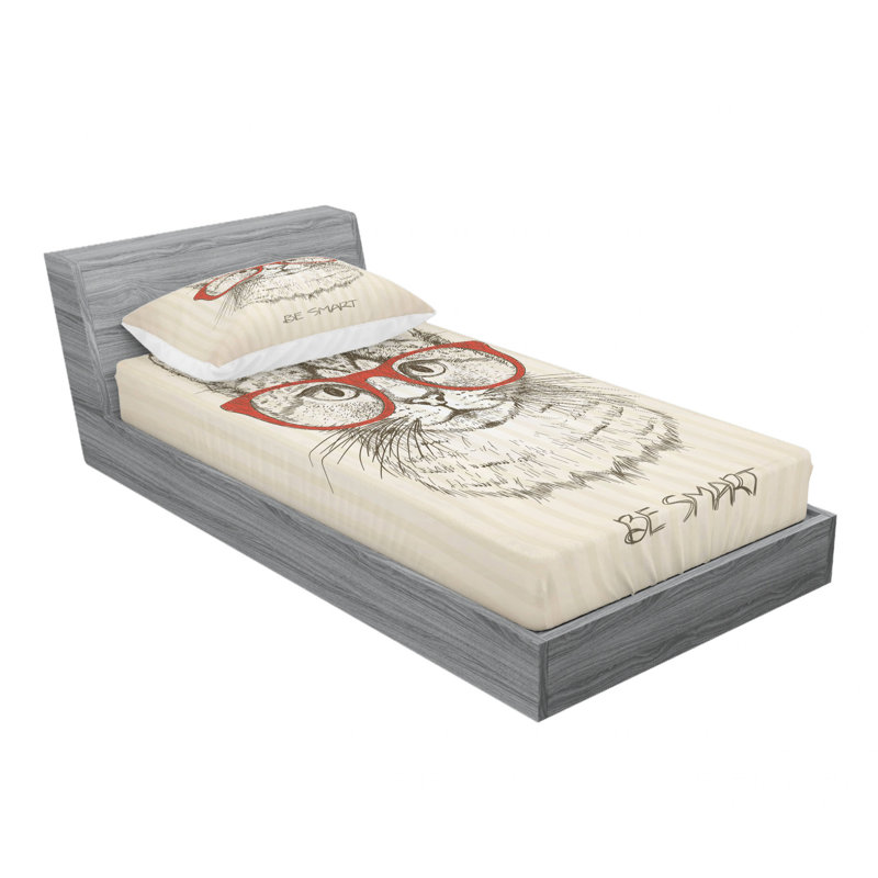 Microfiber Sheet Set, Twin XL Sheet Set with Fitted Sheet