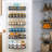 2 Packs Hanging Storage Baskets Organizer Wall Mount, Metal Wire Storage Bin Rack-110852914