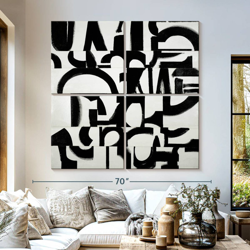 Prosperous Elements I, 57" H x 57" W