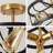 Juanesha Retro Metal Drum Semi-Flush Mount