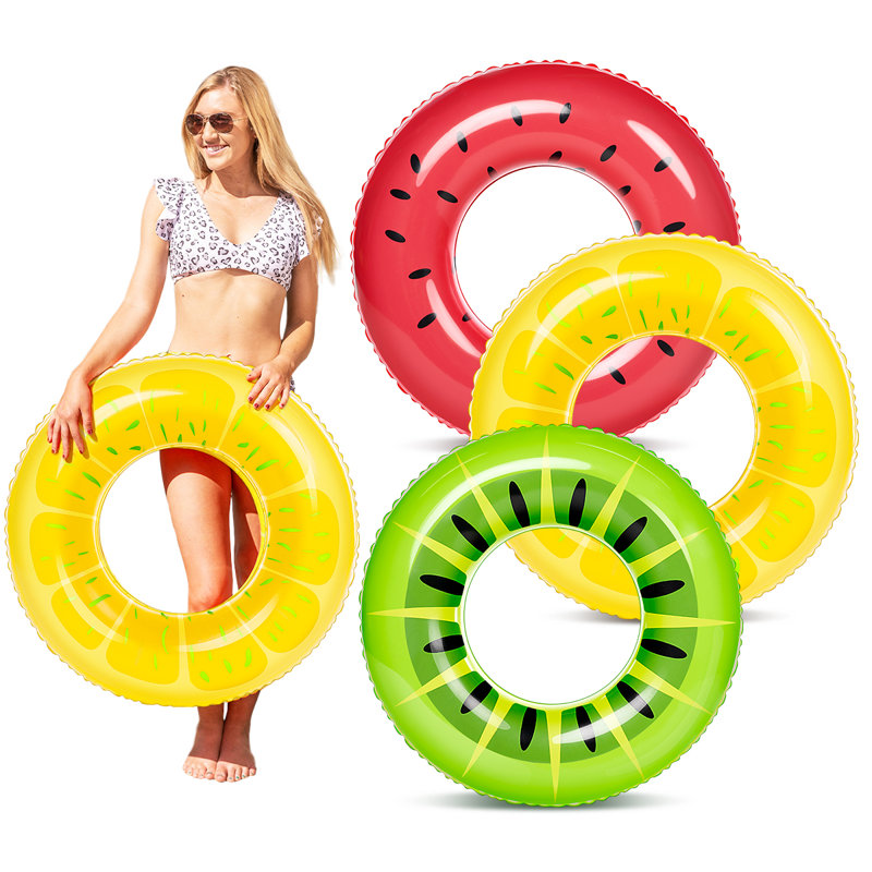 3Pack Inflatable Summer Swim Rings
