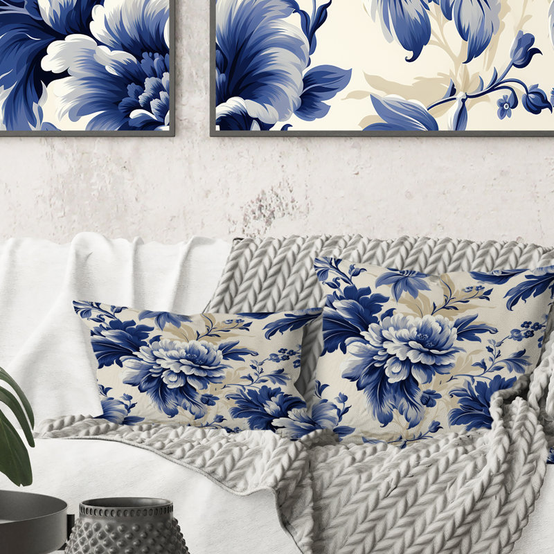 Floral Throw Pillow