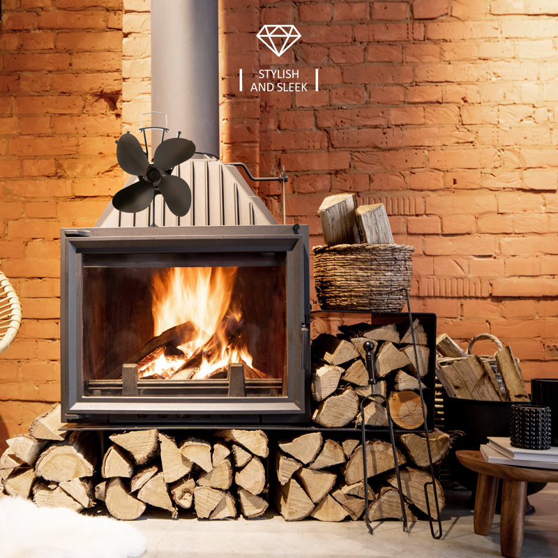 NETTA 4 Blade Stove Fan for Woodburners