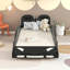 Lit plateforme avec roulettes Race-387121485