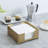 Square Gold Napkin Paper Towel Holder