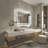 Wall Mount Anti-Fog Oversized Frameless Lighted Bathroom Mirror/ LED Bathroom Mirror-630112863-628156375