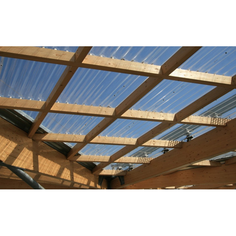 22" W x 75" L Polycarbonate Roof Panel in Clear