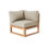 Venice Outdoor Teak Corner Wedge Lounge Chair