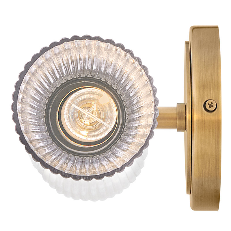 2 - Light Vanity Light, Heritage Brass