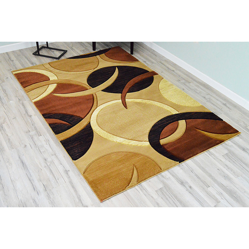 Mccampbell Performance Abstract Indoor Rug, Rectangle 6'6'' x 9'2''