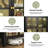 53.2" W Metal Sideboard Buffet Cabinet With Glass Door, Adjustable Shelves, COB LED Light-1519377502