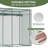 Crop Cage for Garden Plant, Raised Garden Bed Cover with Frame and Zippered Door for Outdoor Plants-124550186-109050793