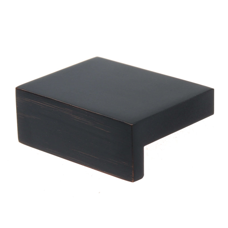 3/2" Length Rectangular Knob Multipack, Oil Rubbed Bronze