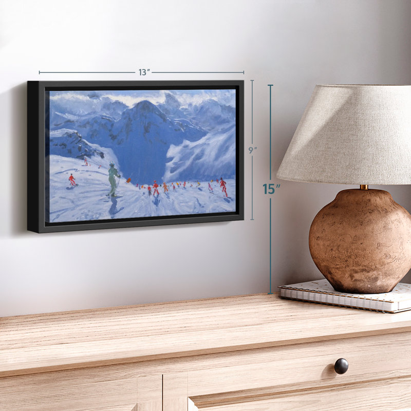 Impression sur toile Mountain Shadow 2009, H 9 po x l 13 po
