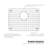 Whitehaus stainless steel kitchen sink grid for sink model WHNCM2015