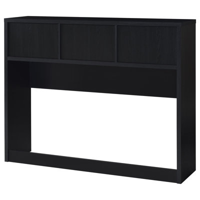 Chatmon 49-Inch Queen Bookcase Headboard Black