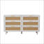 Armoire de rangement en rotin à 51 tiroirs 51,18 po