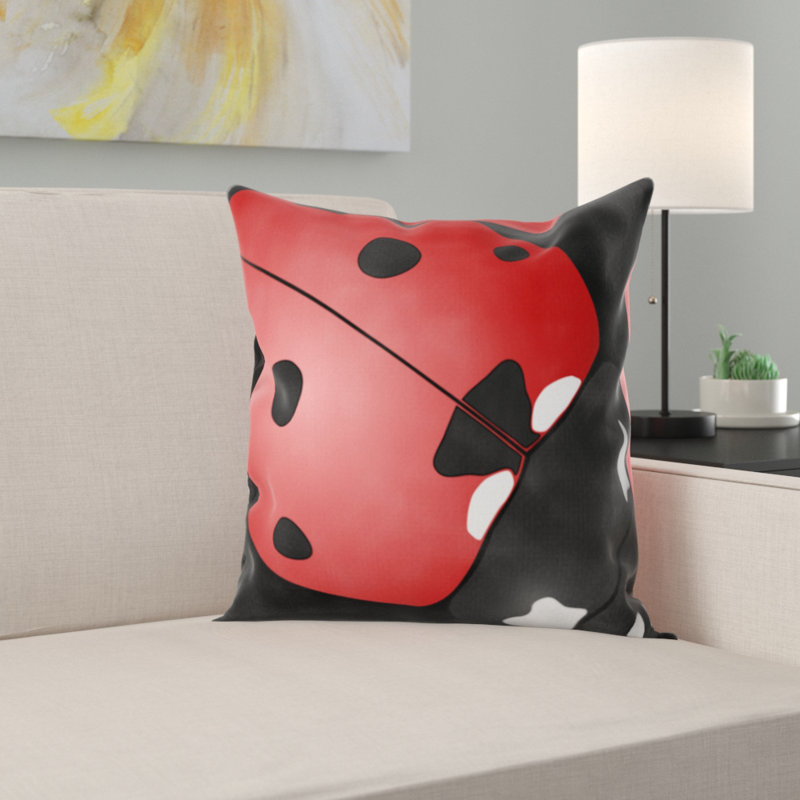 Coussin coccinelle