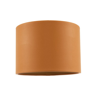 Classic Forest Faux Leather Lamp Shade With Inner Cotton Lining By 