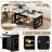 Extendable Folding Dining Table & Kitchen Island with Power Outlet, Drawers, Hooks and Wheels-789227300